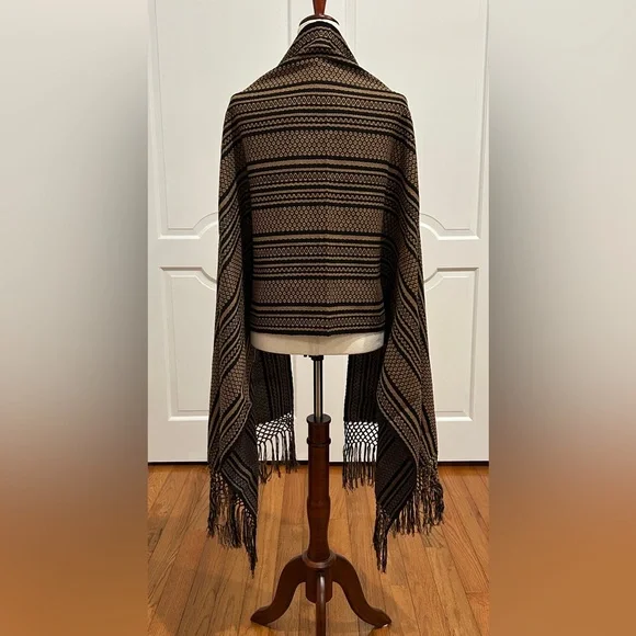 Traditional Mexican rebozo from Oaxaca Mex. Mexican shawl! - Picture 8 of 9